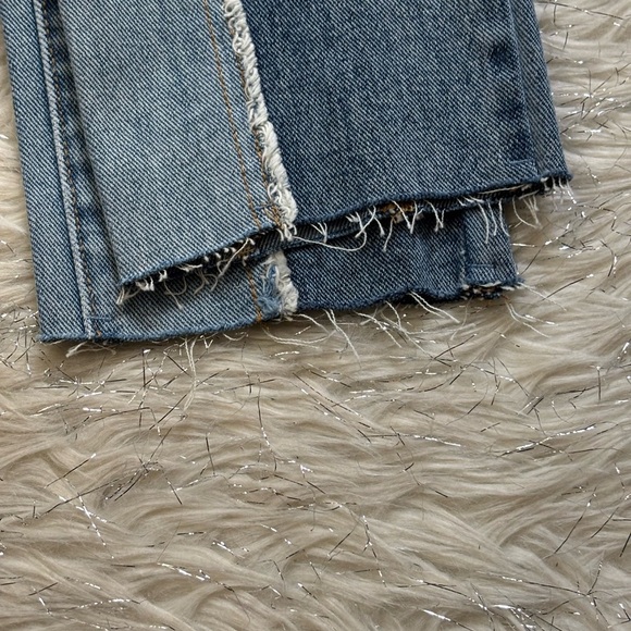 PacSun Two Panel Contrast Blue MOM Jeans Size 26 - Picture 10 of 16